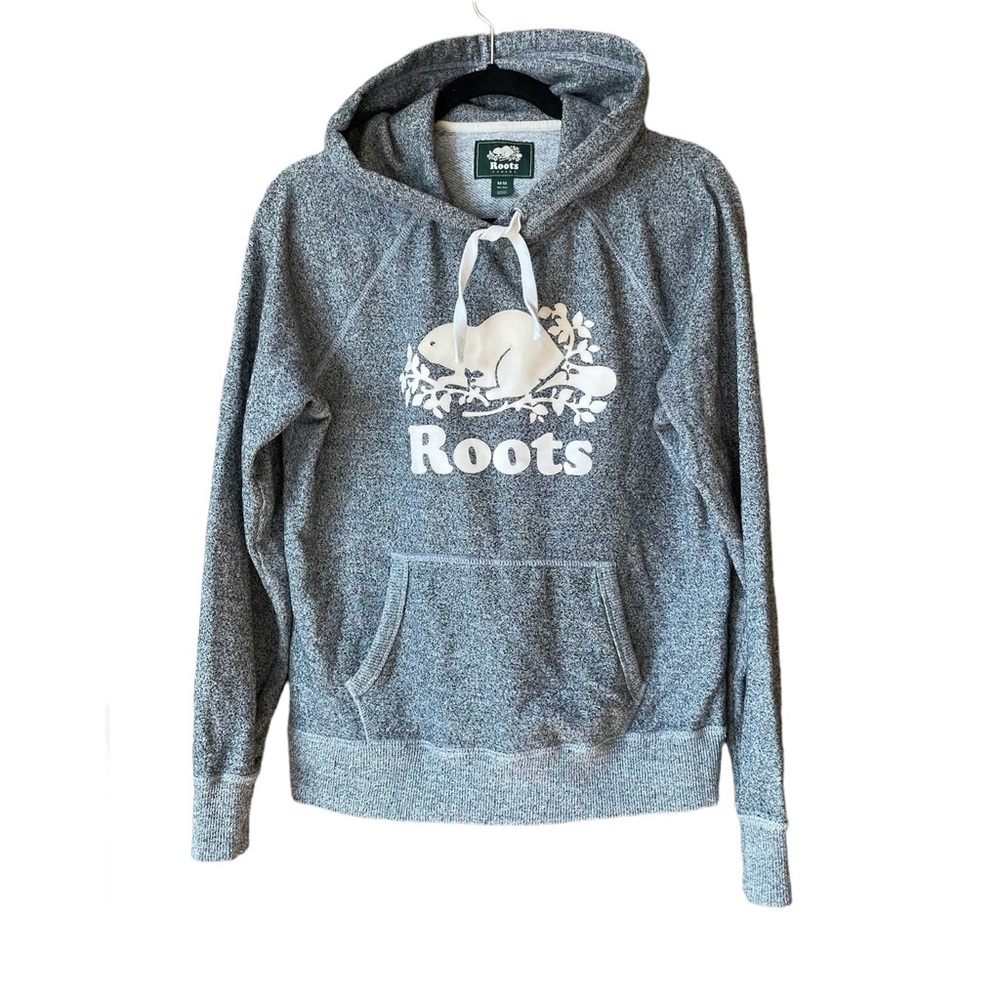 Roots Salt & Pepper Hoodie Women’s Size Medium